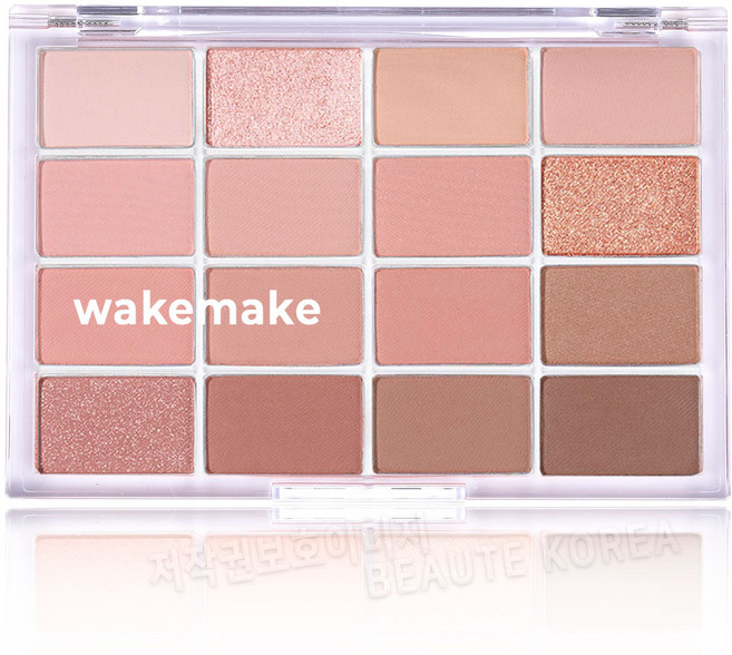 웨이크메이크 소프트 블러링 아이 팔레트, 05 뮤트 코랄 블러링, 1개