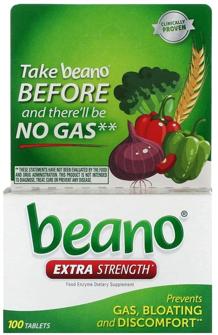 비노 엑스트라 스트렝스 400 GALU Beano Extra Strength 400 GALU 100정, 1개 - 쿠팡