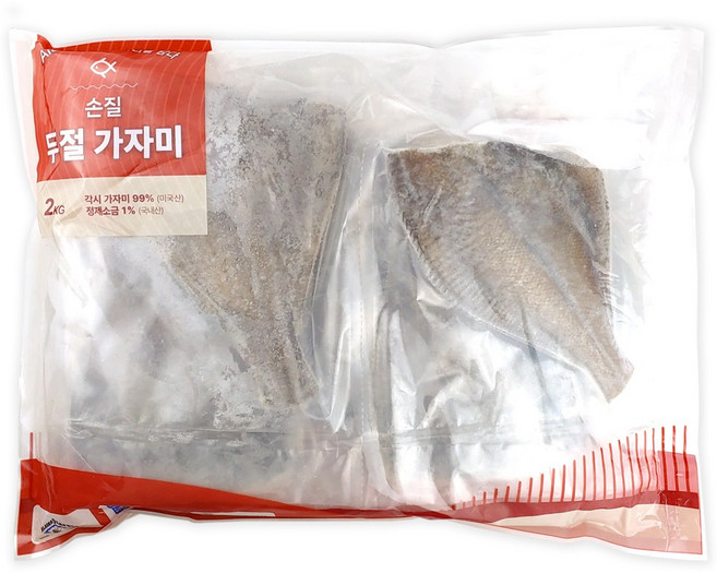 코스트코 알래스카 냉동 손질 두절 가자미, 1개, 2kg