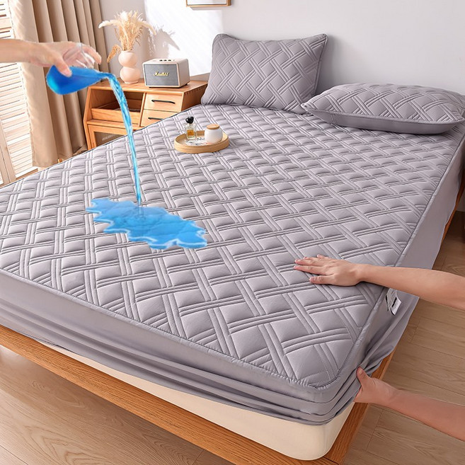 방수 누빔 매트리스먼지 방지커버 침대커버올인원매트리스커버