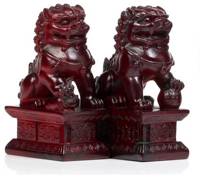 해태상 개업선물 풍수 장식품 동상 사자 행운 소품, 1개