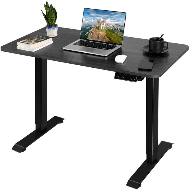 데스커 모션 데스크 flamaker 110cm 새 검정 전동 스탠딩, 검은색