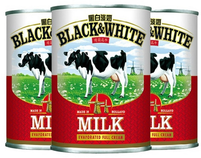 블랙앤화이트 가정용 연유 397g x 3통 크리미 스윗 콘덴스드 밀크 디저트 빙수 재료