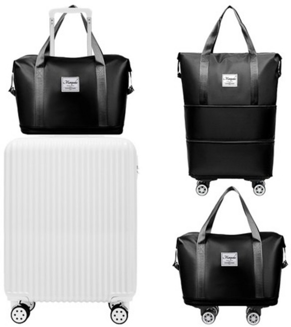 3단 확장 접이식 캐리어 대용량 바퀴 탈부착형 보스턴백 대형 이민가방