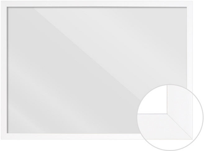 하비스 퍼즐 액자 프레임 1000피스 슬림 우드 화이트 51x73.5cm, 1개