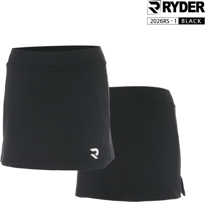 라이더 치마 배드민턴 여성 하의 팬츠 일자 스커트 블랙 2026RS-1