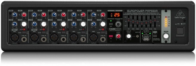 베링거 PMP-550M / 5채널 파워드믹서, BEHRINGER PMP550M
