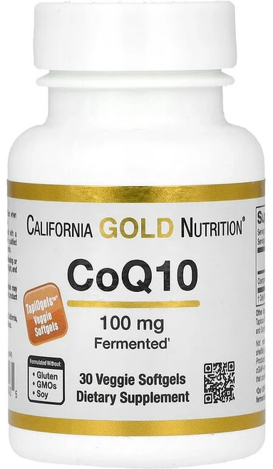 California Gold Nutrition CoQ10 100mg 베지 소프트젤 30정 CGN-00943, 1개 - 쿠팡