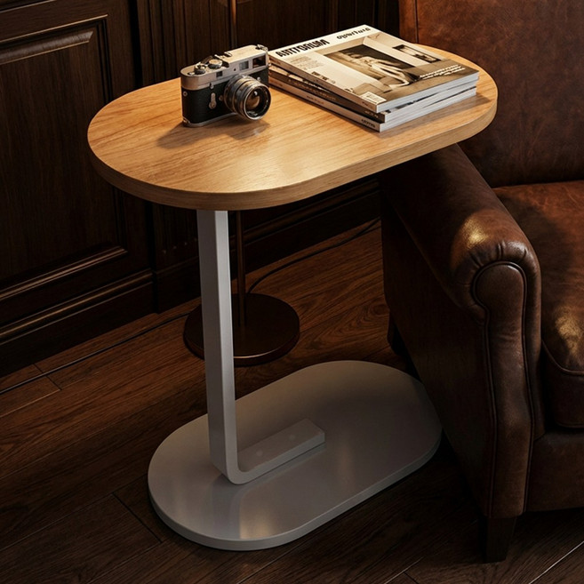 루메이크 쇼파 침대 사이드 테이블, 화이트우드