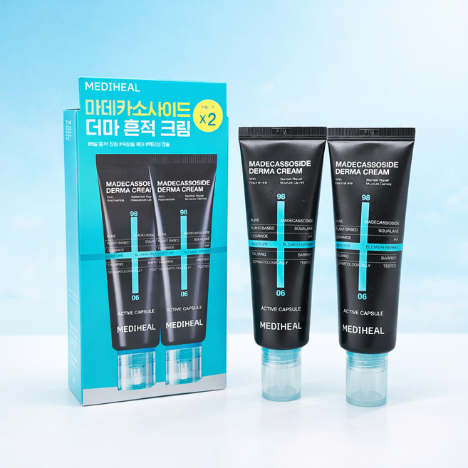 메디힐 마데카소사이드 흔적 리페어 더마 크림 50ml+50ml 더블 기획/2개/100ml, 1개, 100ml
