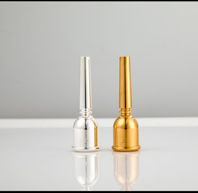 전문 마우스피스 실버 황동 도금 뮤지컬 부품 3C 5C 7C 사이즈, [03] Sliver 3C, 1개