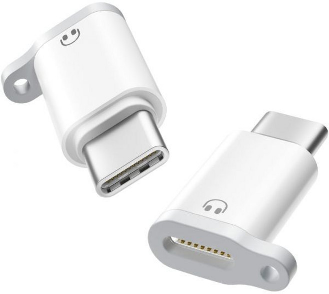 라이트닝-USB C 오디오 어댑터 (헤드폰용 라인 컨트롤 지원 2개입) USB-C 수-라이트닝 암 이어버드 (충전/데이터 전송 불가) Apple iPhone 17 16, 헤드폰 지원 라인 제어용 Lightning-USB C