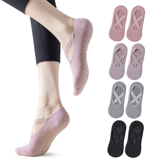 알루이 필라테스 양말 토삭스 논슬립 요가양말 4컬러 세트