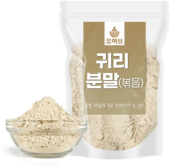 오허브 볶은 귀리 분말 가루 귀리선식 1kg, 볶은귀리가루 1kg, 1개