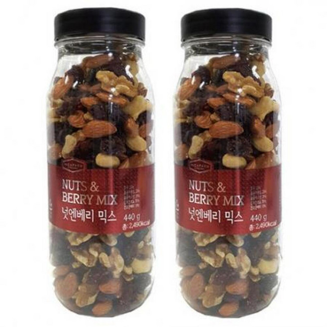 리치팜너트 넛엔베리 믹스넛 440g 2개 one option, 1개