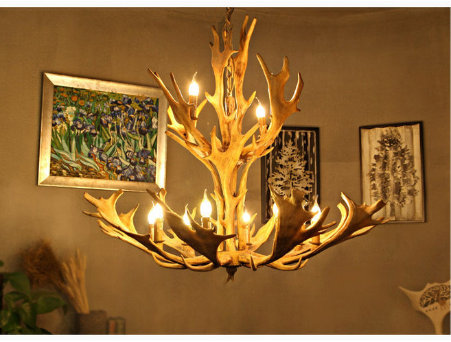 사슴뿔조명 까페조명 유럽풍 인테리어조명 거실조명 4개 85CM 라이트 10166