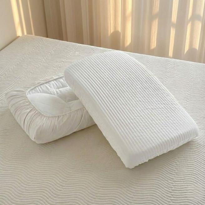 올유마인 순면 피그먼트 밴딩 아이유 베개커버 호환