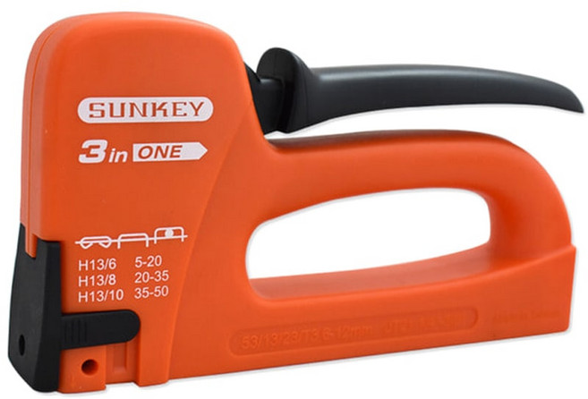 사무용 손타카 산업용 스템플러 임시고정 플라스틱 멀티 건타카 썬키, 본상품