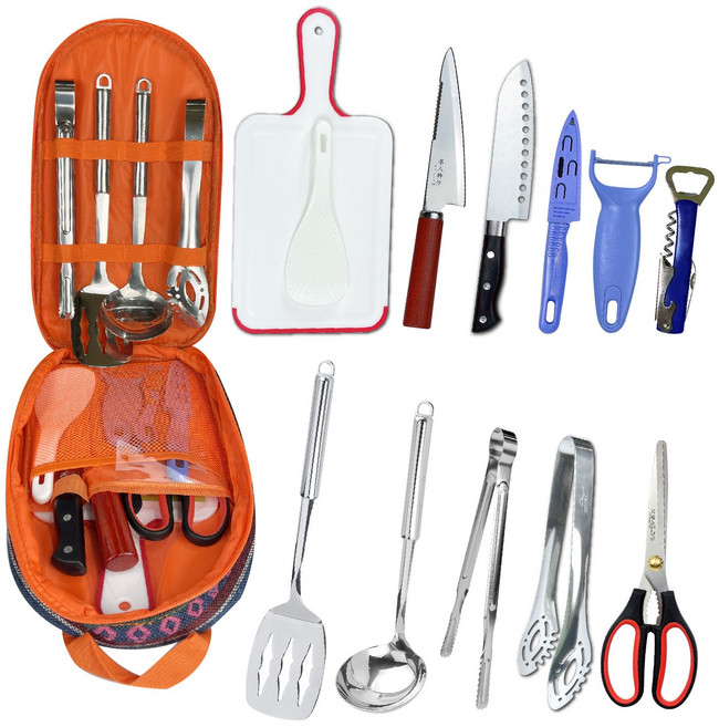 오모리 플러스 캠핑 조리도구 13종 세트, 1세트