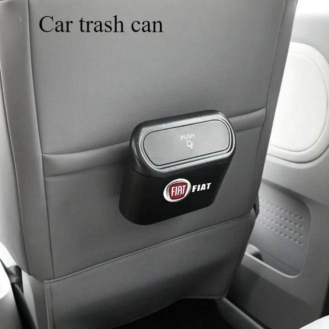 매달려 자동차 쓰레기통 쓰레기 상자 인테리어 보관 케이스 Fiat 500 Punto 124 125 Bravo Stilo Panda Abarth Tipo Viaggio, 2PCS, 1개