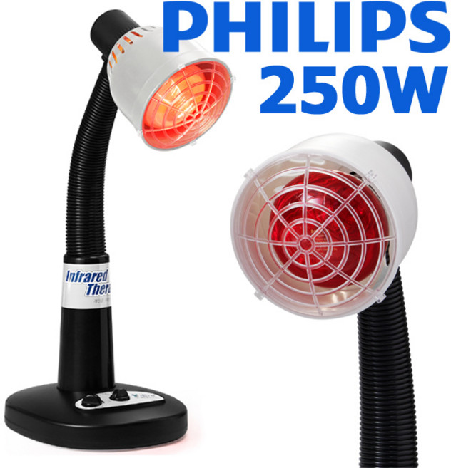 필립스 램프 적외선 개인용 조사기 하얀색, 1개