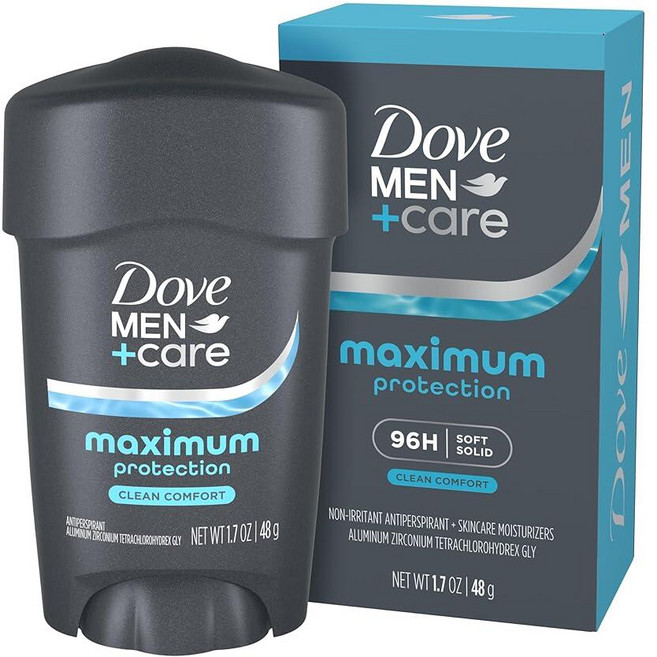 Dove 맨+케어 클린 컴포트 데오드란트 48g 고체형, DOVE MEN + CARE Dove 맨+케어 클린 컴, 1개
