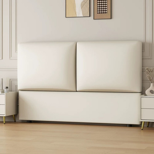 원목 침대 헤드 프레임 머리판 헤드보드 호텔식, F. B 미백색 원목 프레임