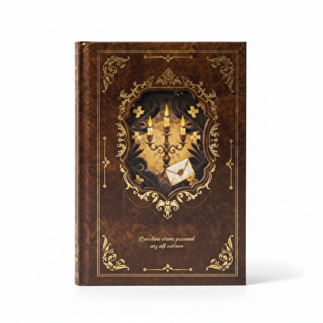 다다베 풀컬러 빈티지 포켓 노트, 1개, 브라운