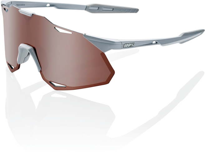 백프로 100% 하이퍼크래프트 스톤그레이 크림슨 실버미러렌즈자전거 러닝 등산 스포츠 고글, 매트스톤그레이