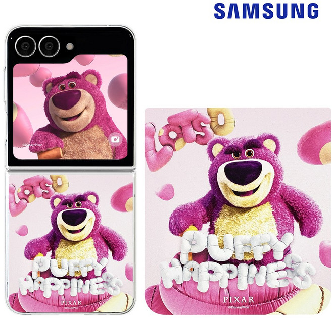 삼성 정품 갤럭시 Z플립6 플립 수트 카드 춘식이 라이언 몬스터주식회사 랏소베어 설리 마블 데드풀 카카오 조구만 (1매) (갤럭시 Z플립5 호환)