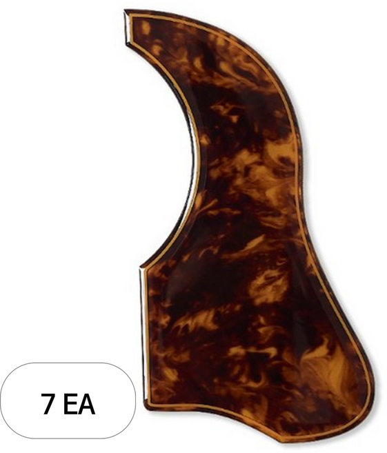 고퍼우드 톨토이즈 패턴 자가복원 우레탄 코팅 픽가드 G-AGPG-TU, 7개