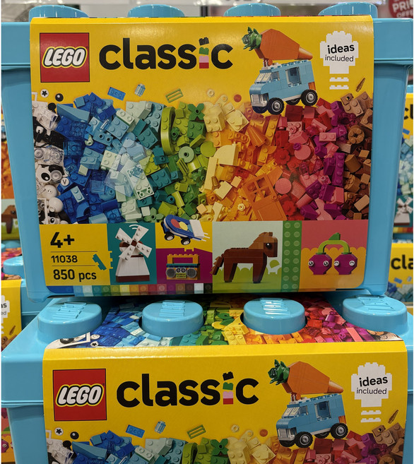 LEGO 레고 클래식 코스트코 창의력 브릭 박스 850PCS, 1개
