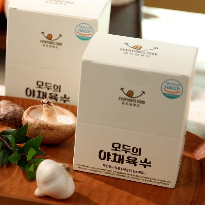 모두의 야채육수 채소육수 이유식육수 비건육수 가루 분말 동전 코인 육수, 120g, 2개