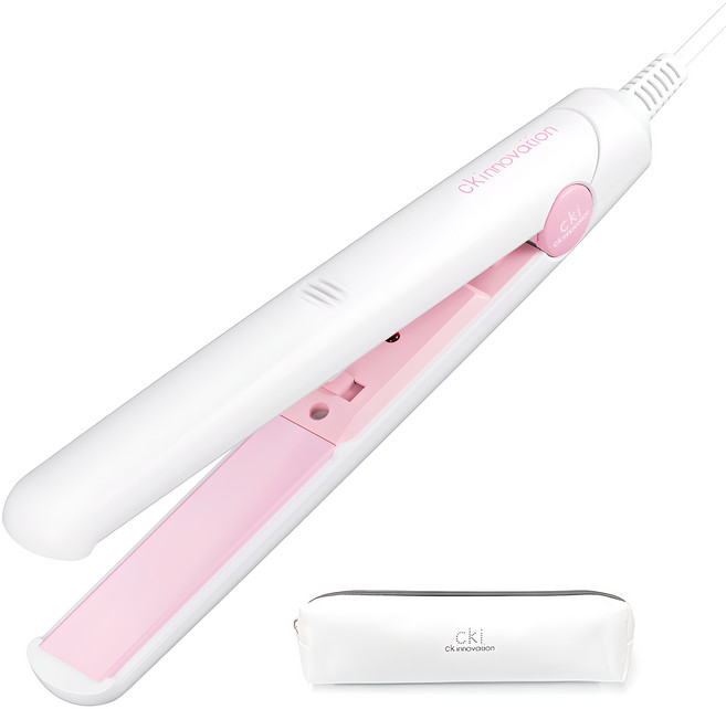 CKI 휴대용 미니 매직기 CKI-0701 + 파우치, 핑크