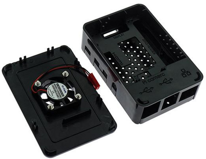 라즈베리파이 4 ABS 쿨러 포함 케이스