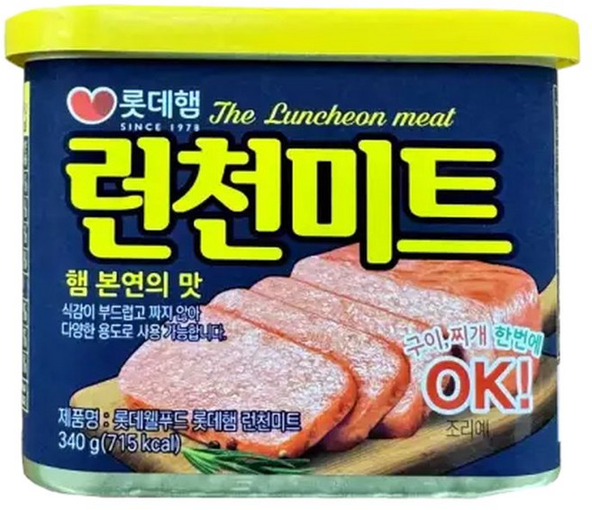 롯데햄 런천미트 340g 24개