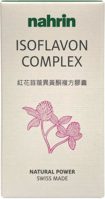 nahrin 納霖紅花苜蓿異黃酮複方膠囊 - 女性保健 瑞士原裝進口, 1個, 80顆
