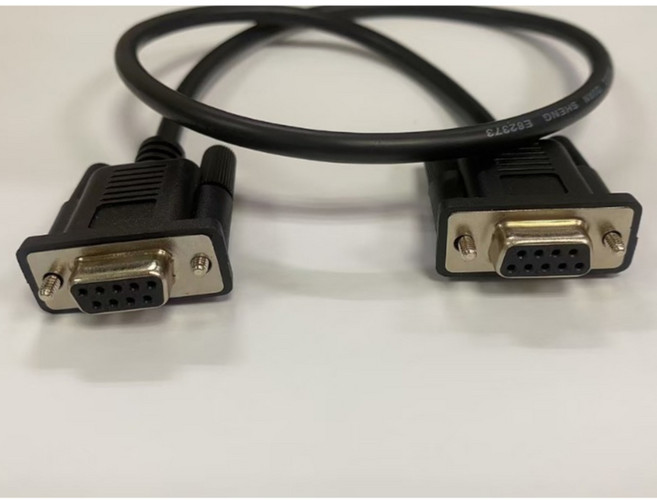 QUAN SHENG RS232 COM資料線 DB9母對母 交叉 60cm 轉接線, 1個