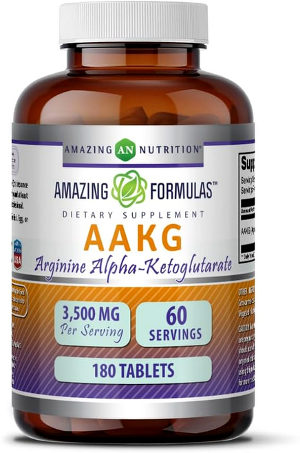Amazing Formulas 어메이징 포뮬러스 AAKG 아르기닌 3500mg 180정, 2kg, 1개