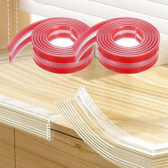 조아홈 투명 에어쿠션 모서리 보호대 18*18mm 3m, 2개