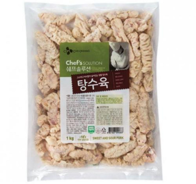 쉐프솔루션 탕수육 CJ 냉동, 1kg, 1개