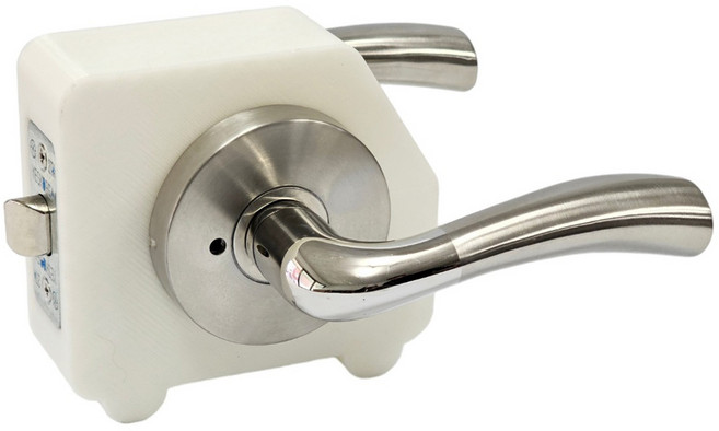 스텐방문손잡이 31L 이글250 버튼 문고리 문손잡이 도어락 실린더 욕실 화장실 거실 도어, 1개