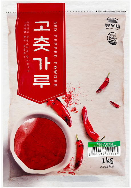류씨네 중식용 고춧가루 매운맛 1kg, 1개