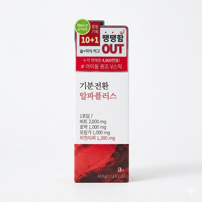 생활약속 기분전환 알파플러스 11포, 60.5g, 2개