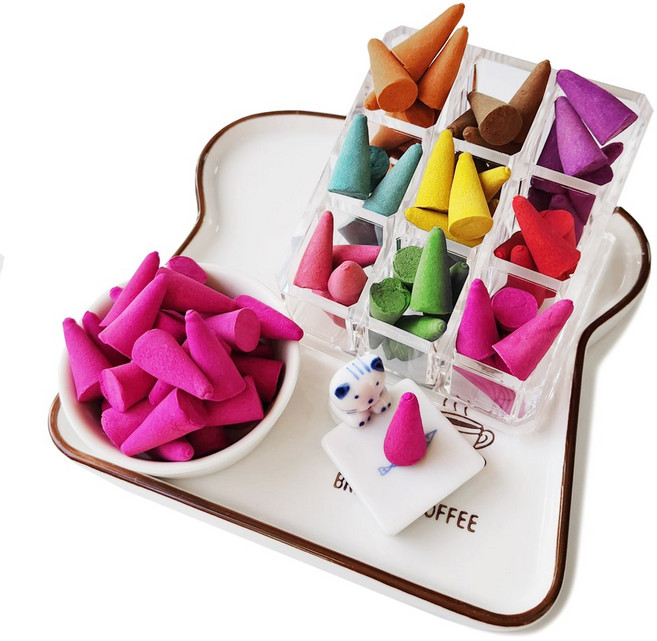 태양아로마향 인센스 콘향 9종 180개(+20개) 향받침, D