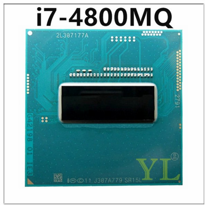 쿼드 코어 8 스레드 CPU 프로세서 i7-4800MQ i7 SR15L 2.7GHz 6M 47W 소켓 G3 / rPGA946B
