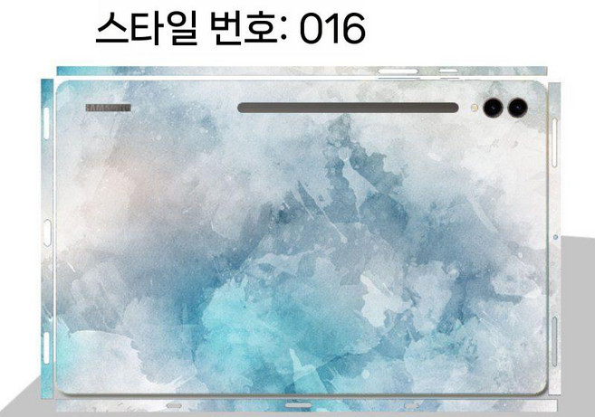 갤럭시탭 s11 울트라 케이스 태블릿 스티커 뒷면 보호 필름 커버, 삼성 갤럭시 탭 S10 울트라(14.6인치), Style-16 - 백 패치 + 사이드