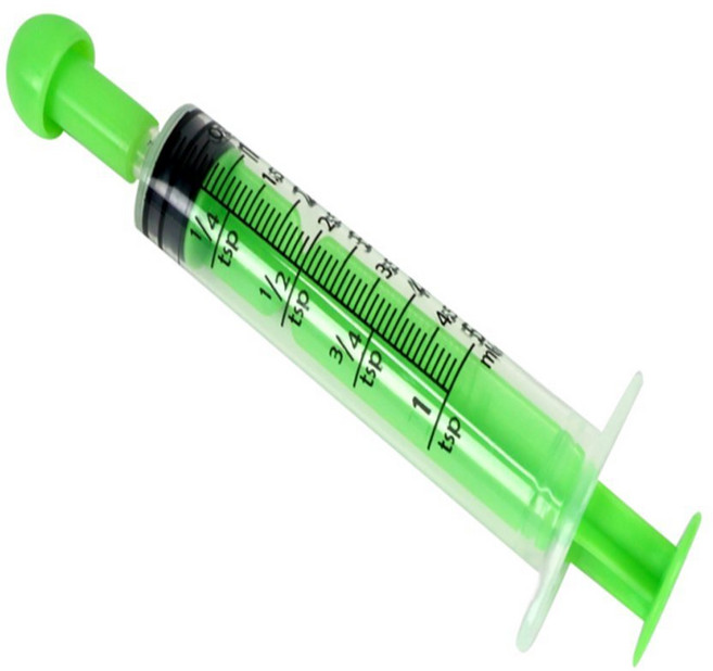 디디몰 파충류 먹이주사기 도마뱀피딩주사기3ml, 오렌지
