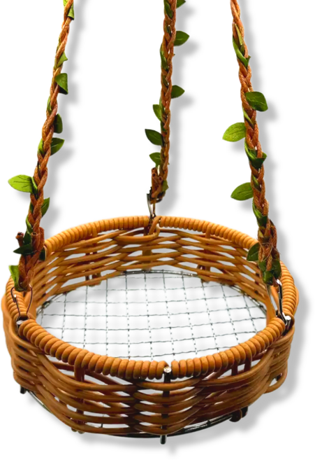 LETOJ 내추럴 해먹 그네, 1개, 내추럴 라운드