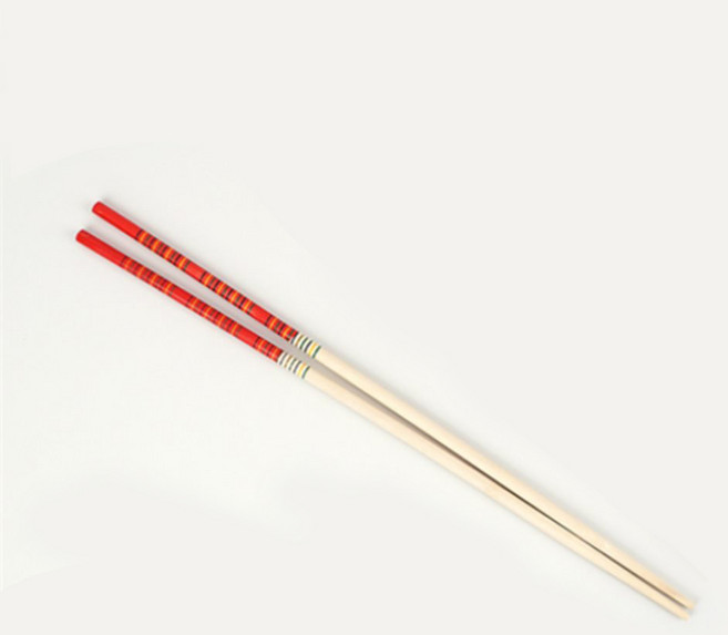 핫핑샵 튀김 젓가락 긴나무젓가락, 33cm